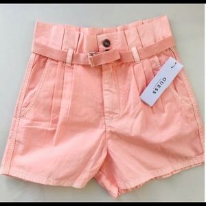 Paperbag high waisted shorts